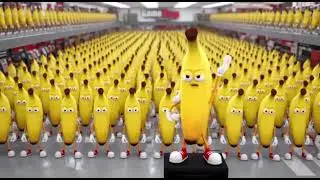 A million bananas dance and explode