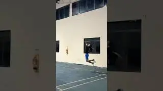 SCISSOR BADMINTON JUMP SMASH #shuttlesmash #badminton #sports