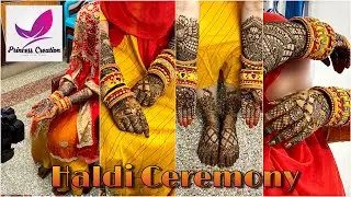My haldi ceremony 💛❤️ || Princess Creation ||  Haldi Function