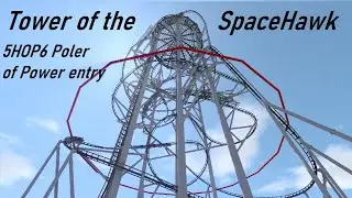 Tower of the SpaceHawk | NoLimits 2 Polercoaster | 5HOP6 entry