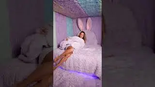 🐰 ASMR Bunny Bed Whispers! #ASMR #Satisfying #OddlySatisfying #ASMRAnimals #Relaxing