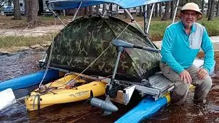 Solo Expedition Outrigger Kayak by Expandacraft.