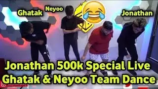 Jonathan Neyoo Ghatak And Team Live Dance On Jonathan 500k Followers 😂Ghatak Funniest Dance