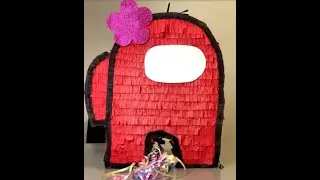 Among us Pinata -  $5 {DIY} Dollar tree Pinata