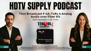 Thor Broadcast F-4A-TxRx 4 Analog Audio over Fiber Kit