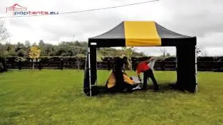 3m x 4 5m black yellow poptent