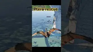 Ptera rescue #theisle '#evrima #pt #ptera #pteranodon #combat #pvp
