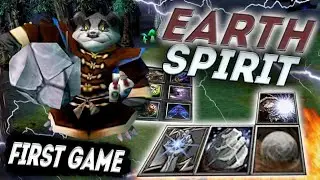 DotA KAOLIN - Earth Spirit , Первая Игра на Канале за всё Время! Не судите строго😁