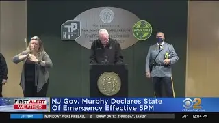 Gov. Murphy Declares State Of Emergency Effective At 5PM