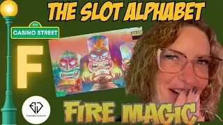 Slot Alphabet: Slot Machine Adventure with the letter F on Fire Magic! #casino #slot #gambling