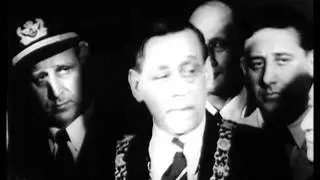 Dublin's Mayor Briscoe at St. Patrick's Day parade in New York City 1957