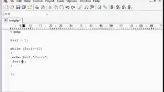 PHP Tutorials: While loop (5/Unknown)