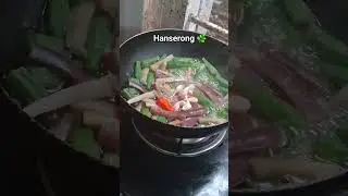 Roselle Leaves in Karbi style || Hanserong ahan || Lin And Greens || Karbi cuisine || Karbi Food.