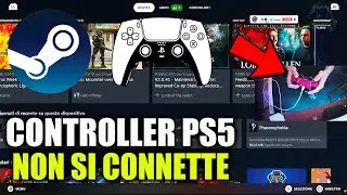 CONTROLLER DELLA PLAYSTATION 5 NON SI CONNETTE AL PC E SU STEAM! COME RISOLVERE #ps5 #controller