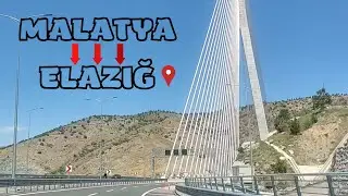 ELAZIĞ yolculuğum devam ediyor..MALATYA ELAZIĞ yolu / Kömürhan köprüsü / vlog / 2.Bölüm /
