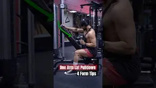 4 Steps to Maximize your One Arm Lat Pulldowns ⚠️ #lats