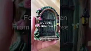 Fairy gardens #fairy #fairygarden #dollarstore #dollarstorefinds #garden #outdoordecor  #spring