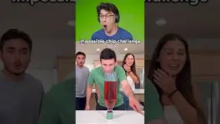 Кто проиграет в &laquo;Невозможном Чип-челлендже&raquo;?😱 #реакция