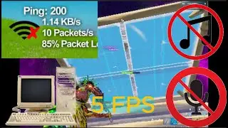 Fortnite BHE BAD gameplay, low fps, high ping, no mic, no music👍🏻