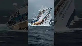 Atlantic ocean is big dangerous ocean waters dangerous. #explore #northsea #ocean #storm #viral