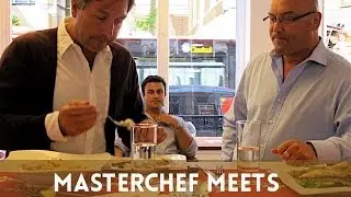 Masterchef Greg Wallace & John Torode at the Miele Food Bloggers Challenge