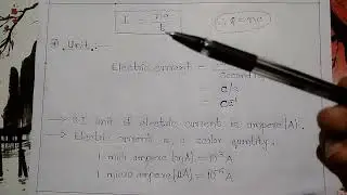 Electric current || One Volt || Electric potential difference || Electricity Class-10 || Lecture-2