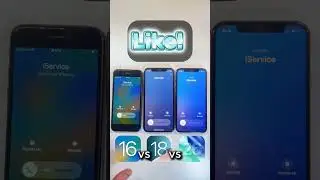 iOS call screening. iOS 26.0.1 vs iOS 18.7.1 vs iOS 16.7.12 #ios26 #ios18 #ios16 #iphone #apple