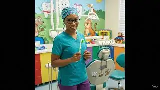Meet Dental Guide Tia! Here to help the parents and kiddos about brushing and flossing