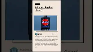 Ethanol blended diesel #news #indianoil #ethanol