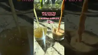 Do you have Morning Complete BEFORE or AFTER Coffee?