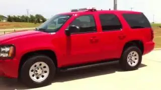 Vance Upfitters 2013 Chevy Tahoe for the Cushing Fire Dept., Cushing Oklahoma