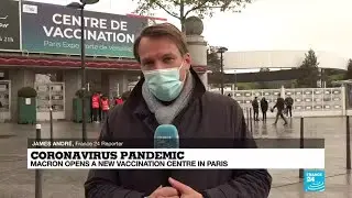 Coronavirus pandemic in France: Macron inaugurates new mass vaccination centre
