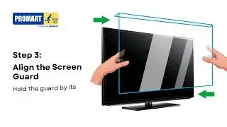 How to install led tv screen protector guard. step by step installation