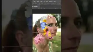 Flower Face Surreal Portrait #photoshop #speedart