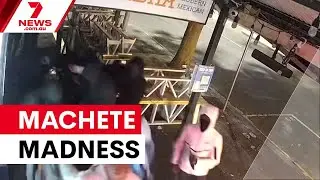 Machete attack during New Year's Eve in Carlton | 7NEWS