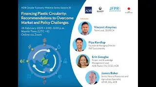 Financing Plastic Circularity: Recommendations to Overcome Market and Policy Challenges