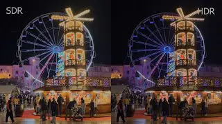 HDR vs SDR iPhone 15 Pro Max 4K ProRes Log