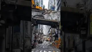 THE BRIDGE COULDN&rsquo;T TAKE IT ANYMORE! TOTAL STRUCTURE FAILURE 🚧💣 #fail #construction #engineering
