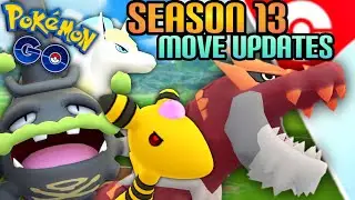 GO Battle League Season 13 Move UPDATES in Pokemon GO // seems... Interesting...