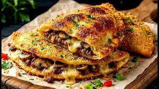 Der perfekte Wrap mit Fleisch und K&auml;se 😍🧀🥩 Leichtes Mittag  oder Abendessen in nur 5 Minuten! ⏱️