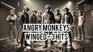 Boom Beach - Angry Monkeys - Winged 3 hits - Reda, Marcus & Gunner