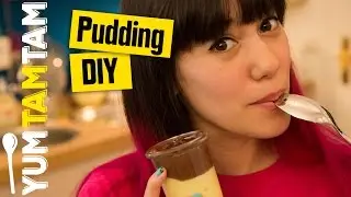 Pudding selber machen // Schoko & Vanille // #yumtamtam