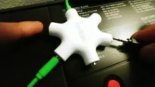Belkin RockStar 5-Jack Multi Headphone Audio Splitter (Light Green)
