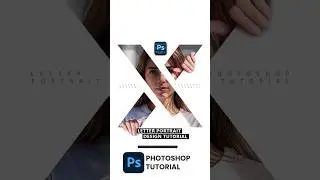Creative Letter Portrait Design Tutorial | Easy Step by Step Guide | #Photoshop Tutorial