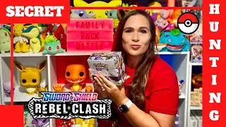 Secret Rare Hunting *UNBOXING* Pokemon SwSh Rebel Clash Boosters