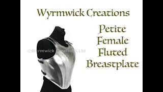 Female petite Fluted Breastplate | Fantasy Armour | Historical Costume