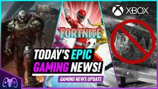 Power Rangers Take Over Fortnite?! | Xbox &lsquo;Contraband&rsquo; Cancelled?! | Doom Update Turns Gore UP