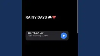 Rainy Days