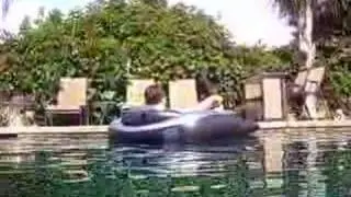 Motorized Pool Lounger on Father's Day for Al Baby