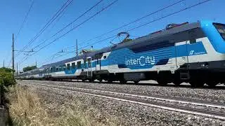 Le nuove E464 in nuova livrea sull&rsquo;Intercity 605!